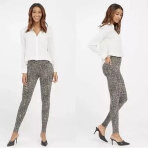 Spanx Snake Print Jeggings Leggings size M Womens